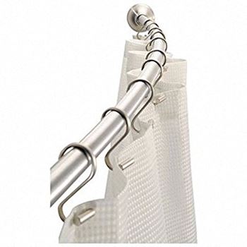 Curved Shower Rod Upgrade available at Woodland Villa Apartments in Westland, MI